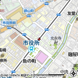 長崎県長崎市桶屋町周辺の地図