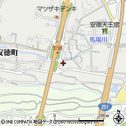 長崎県島原市北安徳町丁-1040周辺の地図