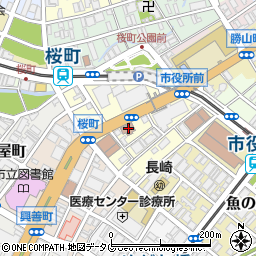 長崎桜町郵便局 ＡＴＭ周辺の地図
