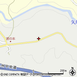 熊本県上益城郡御船町上野4437周辺の地図