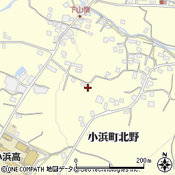 長崎県雲仙市小浜町北野1392周辺の地図