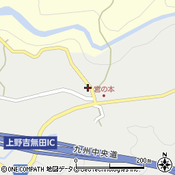 熊本県上益城郡御船町上野4469周辺の地図