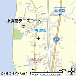 長崎県雲仙市小浜町北野466-1周辺の地図