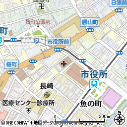 長崎地方ハイヤータクシー労働組合　連合会周辺の地図