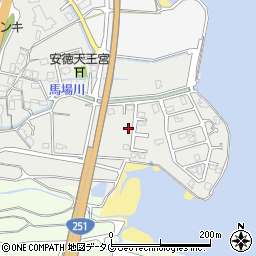 長崎県島原市北安徳町丁-987周辺の地図