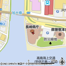 十八親和銀行長崎県庁行政棟内 ＡＴＭ周辺の地図