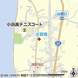 長崎県雲仙市小浜町北野426周辺の地図