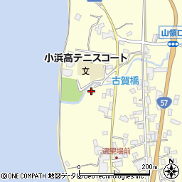 長崎県雲仙市小浜町北野304周辺の地図