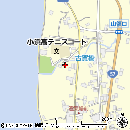 長崎県雲仙市小浜町北野306-1周辺の地図