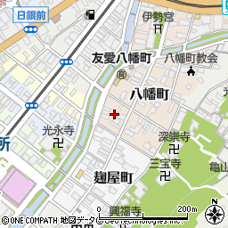 長崎県長崎市八幡町4周辺の地図