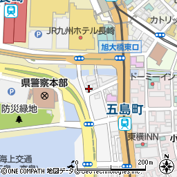 ＮＰＣ２４Ｈ長崎元船町パーキング周辺の地図