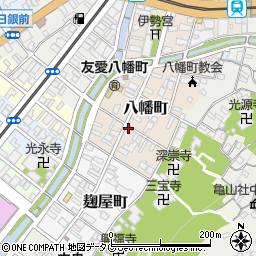 ピザーラ　長崎店周辺の地図
