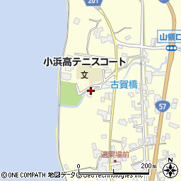 長崎県雲仙市小浜町北野306周辺の地図