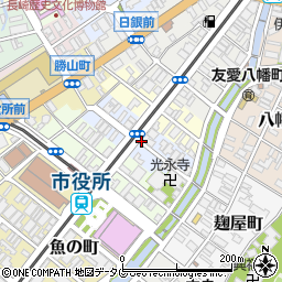 長崎県長崎市古町周辺の地図