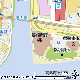 長崎県周辺の地図