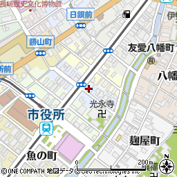 有限会社晃烽堂　古町店周辺の地図