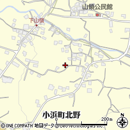 長崎県雲仙市小浜町北野1440周辺の地図