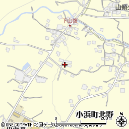 長崎県雲仙市小浜町北野1417周辺の地図