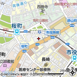 長崎県長崎市桜町2周辺の地図