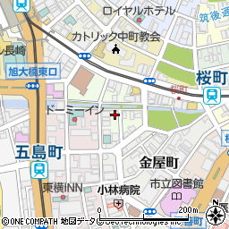 長崎県長崎市恵美須町7-5周辺の地図