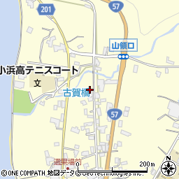 長崎県雲仙市小浜町北野476周辺の地図