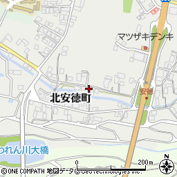 長崎県島原市北安徳町丁-1193周辺の地図