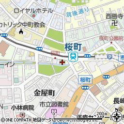 長崎市役所　こども部ファミリー・サポート・センターながさき長崎市社会福祉協議会周辺の地図