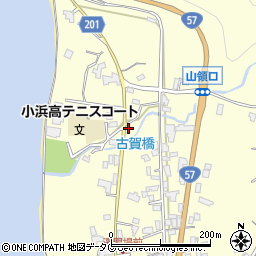 長崎県雲仙市小浜町北野229周辺の地図