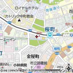 長崎医療管理周辺の地図