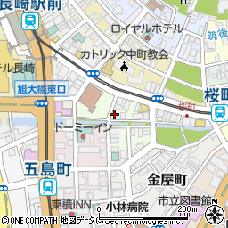 長崎県労働組合総連合　労働相談センター周辺の地図