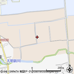 熊本県熊本市南区御幸木部町周辺の地図
