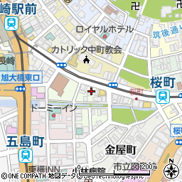 タイムズ長崎恵美須町駐車場周辺の地図