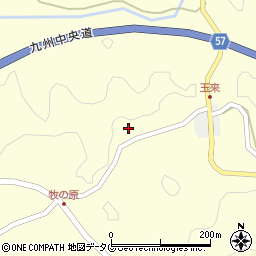 熊本県上益城郡御船町田代1024周辺の地図