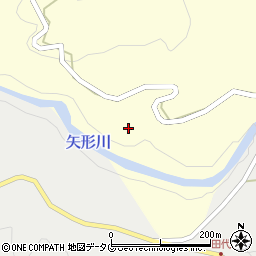 熊本県上益城郡御船町田代4512周辺の地図