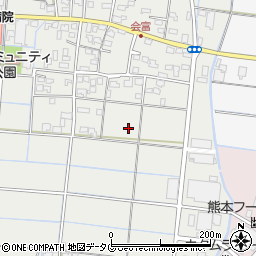 熊本県熊本市南区会富町周辺の地図