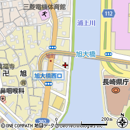 長崎綜合警備株式会社　本社周辺の地図