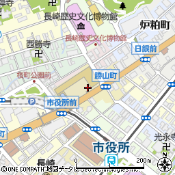 長崎県長崎市勝山町周辺の地図