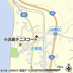 長崎県雲仙市小浜町北野220周辺の地図