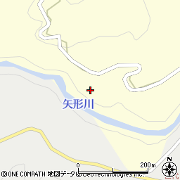 熊本県上益城郡御船町田代4524周辺の地図