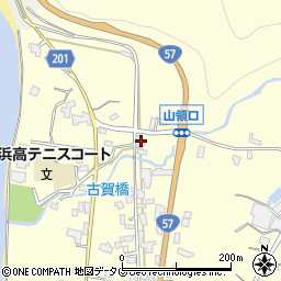 長崎県雲仙市小浜町北野215周辺の地図