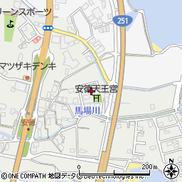 長崎県島原市北安徳町丁-3180周辺の地図