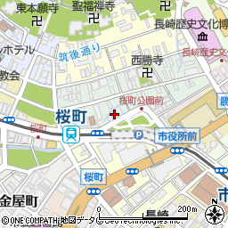 ガーデンライフ長崎周辺の地図