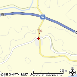 熊本県上益城郡御船町田代1030周辺の地図
