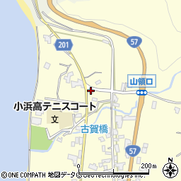 長崎県雲仙市小浜町北野224周辺の地図