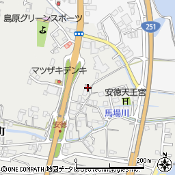 長崎県島原市北安徳町丁-3109周辺の地図