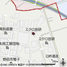 ミクロ技研周辺の地図