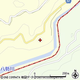 熊本県上益城郡御船町田代8049周辺の地図