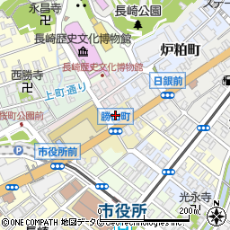 長崎勝山３７ビル周辺の地図