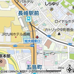 長崎県長崎市大黒町10-10周辺の地図