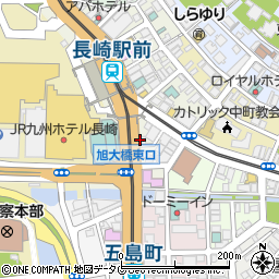 浜焼き海鮮居酒屋 大庄水産 長崎駅前店周辺の地図